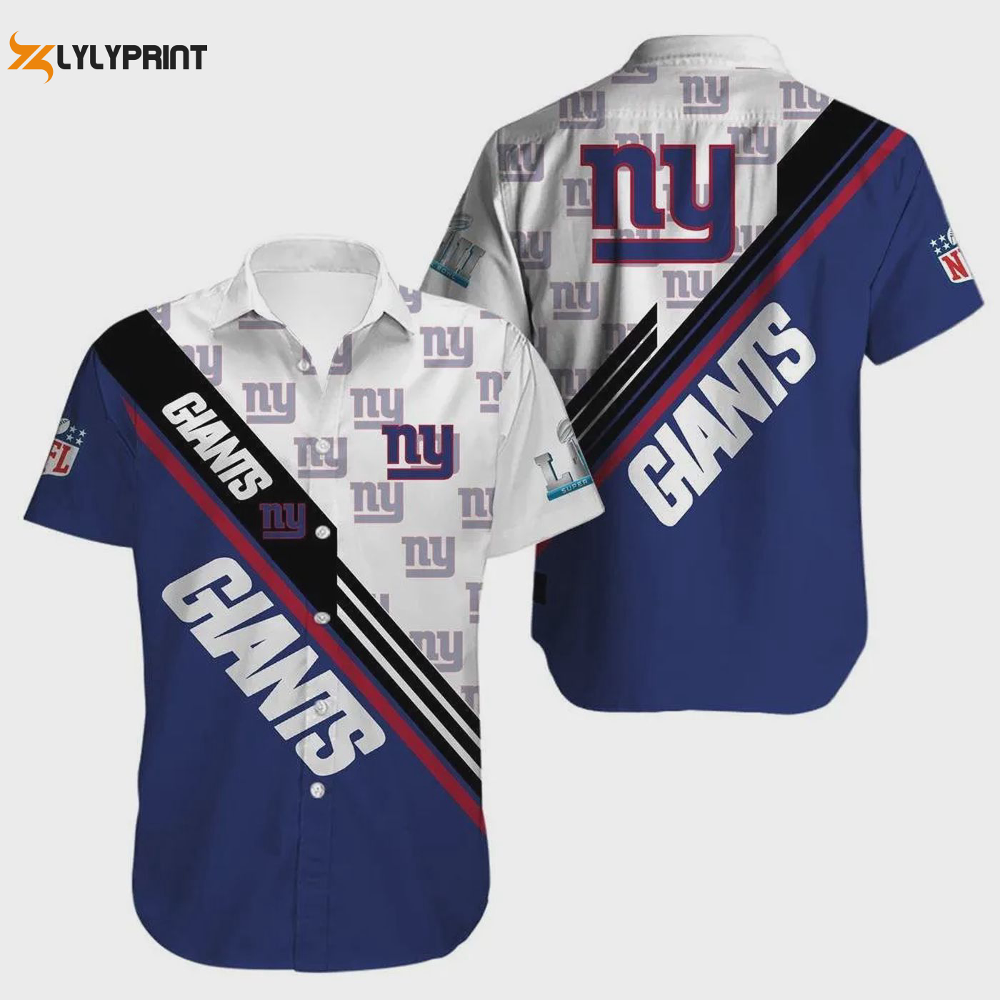 New York Giants Team Logo Football Hawaiian Shirt – Stylish & Official NFL Apparel New York Giants Team Logo Football Hawaiian Shirt – Stylish & Official NFL Apparel
