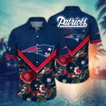 NFL New England Patriots Flower Hawaii Shirt: Custom Summer Football Shirts NA49623