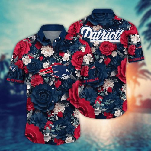 Summer NFL New England Patriots Flower Hawaii Shirt – Custom Fan Apparel NA49624