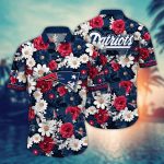 New England Patriots Flower Hawaii Shirt for NFL Fans – Summer Football Shirts NA49740