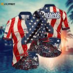 NFL New England Patriots Flower Hawaii Shirt – Fan Favorite Summer Football Apparel