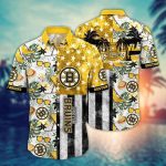 Show Your Boston Bruins Pride with Our NHL Hawaiian Flower Shirt – Perfect for Summer Football Fans!