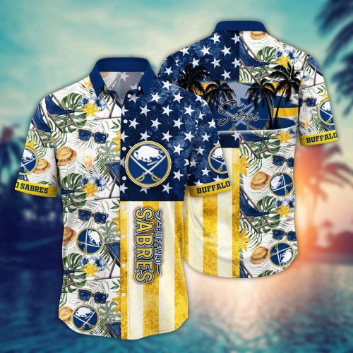 NHL Buffalo Sabres Flower Hawaii Shirt – Perfect Summer Football Gear for Fans
