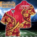 Custom NHL Calgary Flames Summer Flower Hawaii Shirt: Get Your Unique Football Shirts Now!