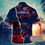NHL Columbus Blue Jackets Custom Palm Tree Hawaii Shirt – Summer Football Shirts