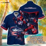 NHL Columbus Blue Jackets Custom Football Shirts: Summer Hawaii Shirt for Ultimate Style & Comfort! NHL Columbus Blue Jackets Custom Football Shirts: Summer Hawaii Shirt for Ultimate Style & Comfort!