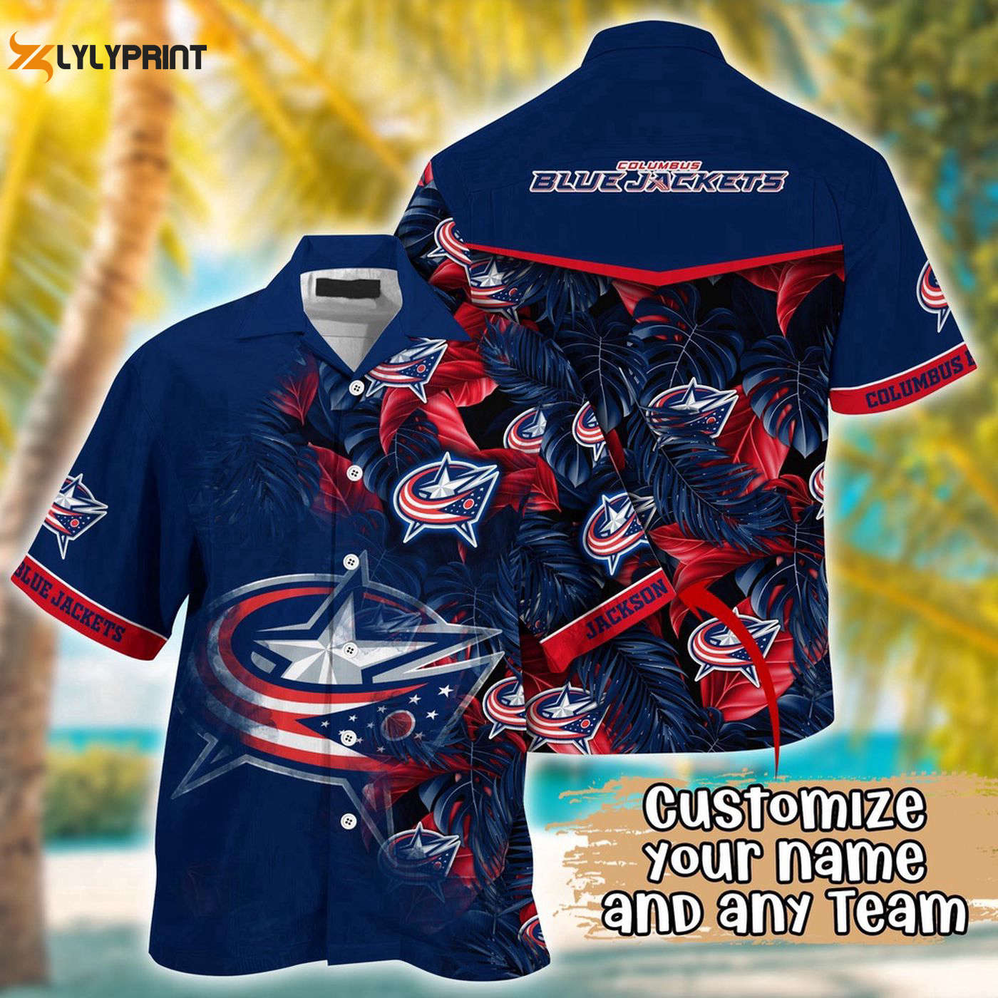 NHL Columbus Blue Jackets Custom Football Shirts: Summer Hawaii Shirt for Ultimate Style & Comfort! NHL Columbus Blue Jackets Custom Football Shirts: Summer Hawaii Shirt for Ultimate Style & Comfort!