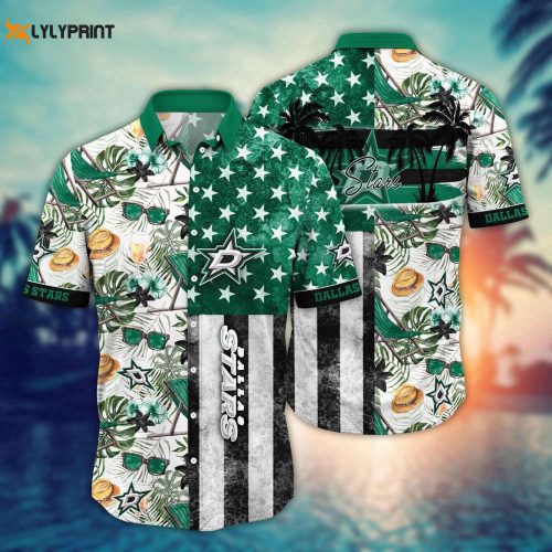 Dallas Stars NHL Flower Hawaii Shirt: Perfect Summer Football Gear for Fans