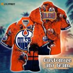 Custom Edmonton Oilers Palm Tree Hawaii Shirt – Perfect Summer Football Gear