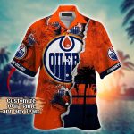 Custom Edmonton Oilers Palm Tree Hawaii Shirt – Perfect Summer Football Gear