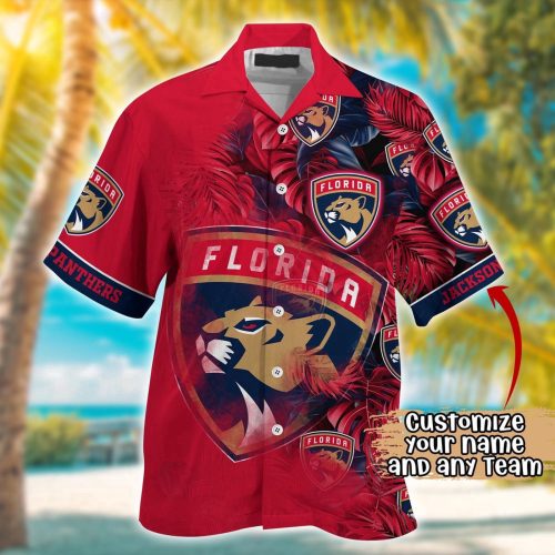 Show Your Team Spirit with Custom NHL Florida Panthers Summer Hawaii Shirt