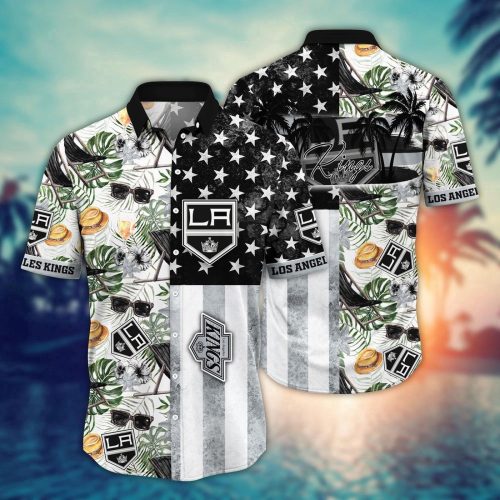 Summer NHL Los Angeles Kings Flower Hawaii Shirt: Perfect for Fans Football Shirts