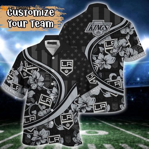 NHL Los Angeles Kings Summer Flower Hawaii Shirt - Custom Football Shirts