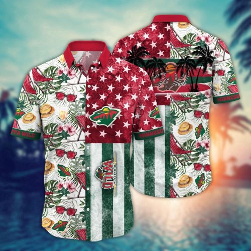 Minnesota Wild Flower Hawaii Shirt: Perfect Summer Football Gear for NHL Fans