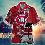 Custom Montreal Canadiens Palm Tree Hawaii Shirt – Perfect for Summer Football Custom Montreal Canadiens Palm Tree Hawaii Shirt – Perfect for Summer Football