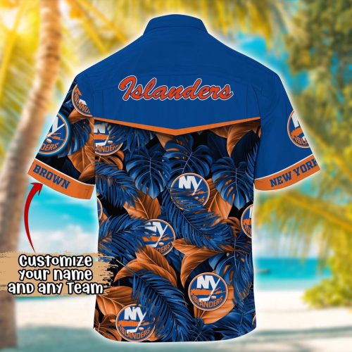 Custom NHL New York Islanders Football Shirt – Summer Hawaii Design