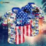 New York Rangers NHL Flower Hawaii Shirt: Perfect Summer Football Gear for Fans