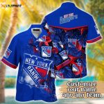 Custom NHL New York Rangers Summer Hawaii Football Shirt – Stand Out in Style! Custom NHL New York Rangers Summer Hawaii Football Shirt – Stand Out in Style!