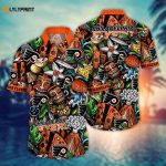 Custom Philadelphia Flyers Flower Hawaii Shirt – Perfect Summer Football Shirts for NHL Fans