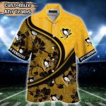 Pittsburgh Penguins NHL Summer Flower Hawaiian Shirt – Custom Football Shirts