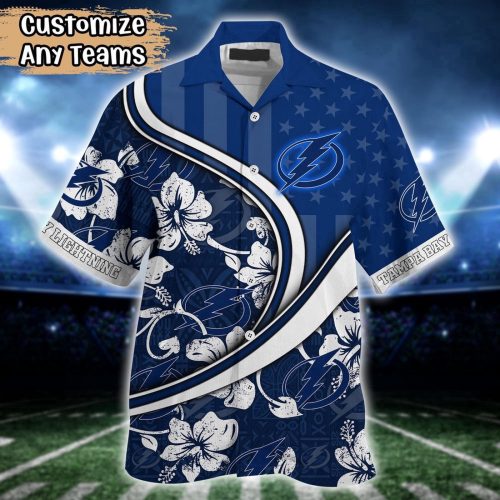 Tampa Bay Lightning Summer Flower Hawaii Shirt: Custom Football Shirts for NHL Fans