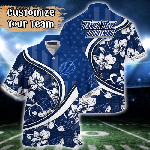 Tampa Bay Lightning Summer Flower Hawaii Shirt: Custom Football Shirts for NHL Fans
