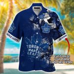 Custom Toronto Maple Leafs NHL Summer Hawaii Football Shirt – Stand out in Style!