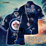 Custom Winnipeg Jets Palm Tree Hawaii Shirt – Perfect Summer Football Shirts Custom Winnipeg Jets Palm Tree Hawaii Shirt – Perfect Summer Football Shirts