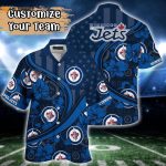 Winnipeg Jets Custom Summer Flower Hawaii Shirt: Stand Out with NHL Football Shirts!