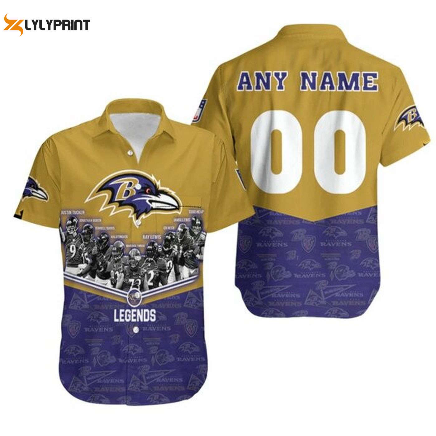 Custom Baltimore Ravens Champions Hawaiian Shirt – Perfect for Ravens Fans and Legends! Custom Baltimore Ravens Champions Hawaiian Shirt – Perfect for Ravens Fans and Legends!
