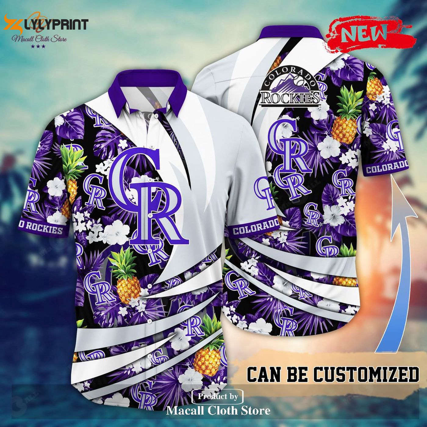Colorado Rockies MLB Flower Pineapple Summer Baseball Hawaiian Shirt – Personalized Gift for Sports Fans Men and Women Colorado Rockies MLB Flower Pineapple Summer Baseball Hawaiian Shirt – Personalized Gift for Sports Fans Men and Women