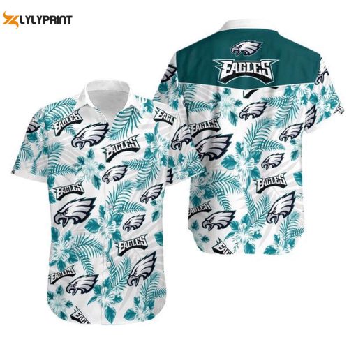 Get Game-Ready with Philadelphia Eagles Football TNT 01145 HWS Hawaiian Shirt