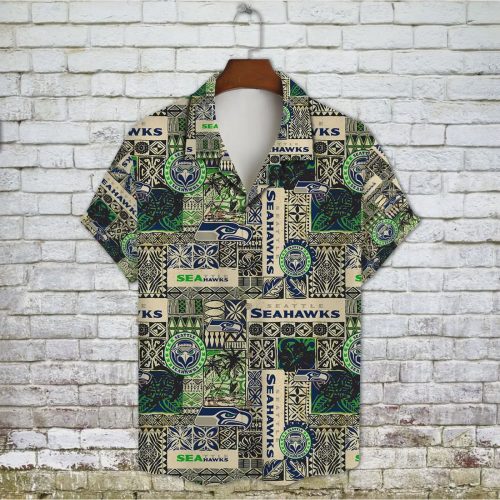 2023 Seattle Seahawks NFL Hawaiian Shirt V9 – Engaging AOP Design