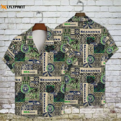 2023 Seattle Seahawks NFL Hawaiian Shirt V9 - Engaging AOP Design