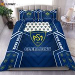 Custom ASM Clermont Auvergne Top 14 Christmas Bedding Set – Perfect Gift for Fans