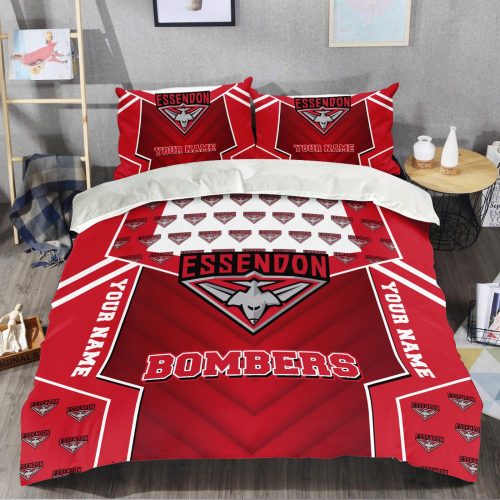 Essendon AFL Special Personalized Bedding Set – Perfect Gift for Fans!