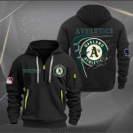 Customized Oakland Athletics MLB Zip Hoodie – Perfect Sportswear Merch for Avid Fans