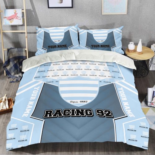 Exclusive Racing 92 Top 14 Sportswearmerch Bedding Set: Perfect Christmas Gift for Fans!