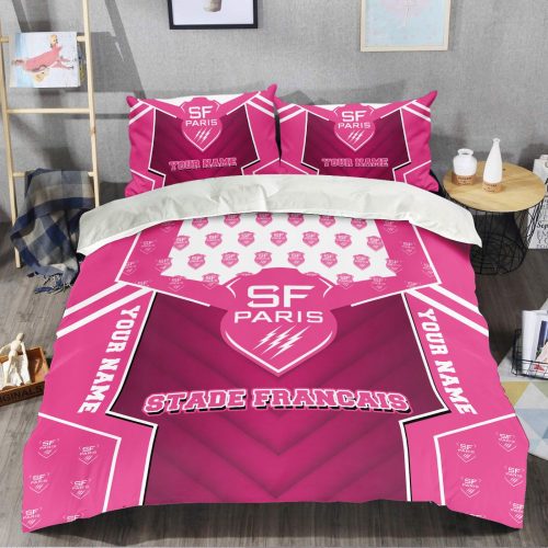 Top 14 Stade Français Christmas Bedding Set – Personalized Sportswearmerch Gift for Fans