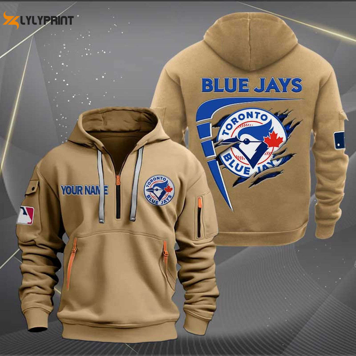 Custom Toronto Blue Jays MLB Zip Hoodie – Personalized Sportswear for True Fans Custom Toronto Blue Jays MLB Zip Hoodie – Personalized Sportswear for True Fans