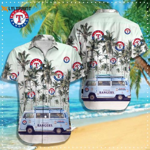 Shop the Texas Rangers MLB-Hawaiian Shirt Q-49288 for Ultimate Fan Style!